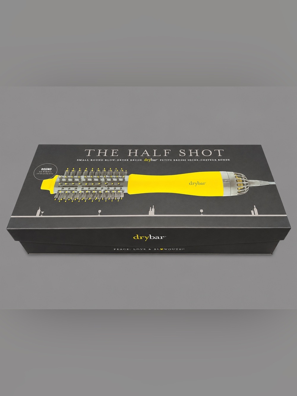 NEW! Drybar The Half Shot Small Round Blow-Dryer Brush